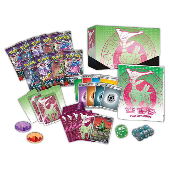 Pokemon - Scarlet & Violet - Temporal Forces - Elite Trainer Box - Iron Leaves
