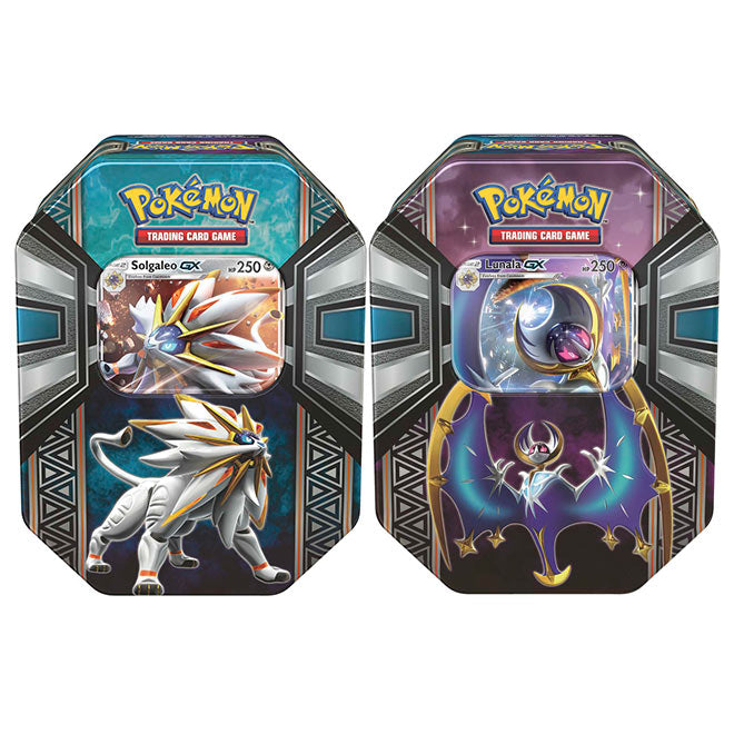 Pokemon - Legends of Alola - Lunala GX & Solgaleo GX Tin Set