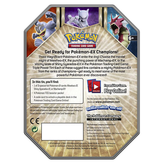 Pokemon - 2016 Triple Power Tin - Machamp EX