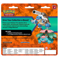 XY - MEGA Venusaur & MEGA Blastoise - 3 Pack Pin Blister Set