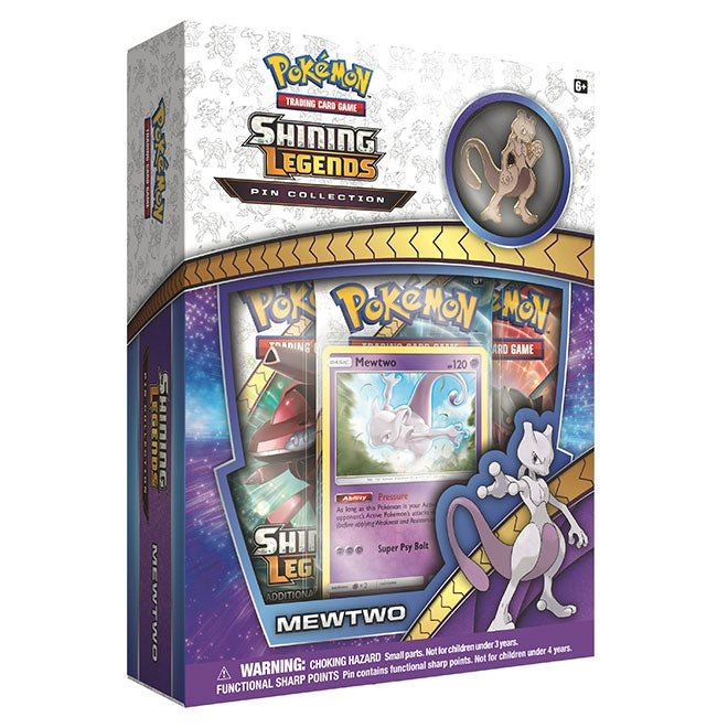Pokemon - Shining Legends - Mewtwo Pin Collection