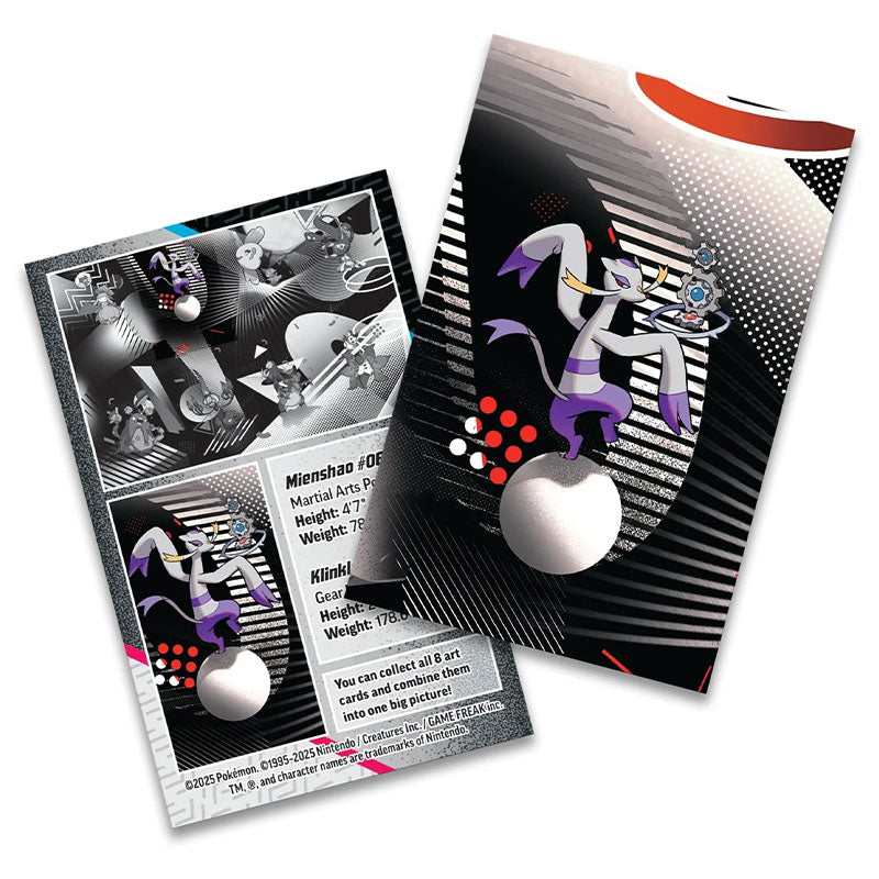 Pokemon - Scarlet & Violet - Black Bolt & White Flare - Unova Mini Tin - Mienshao & Klinklang