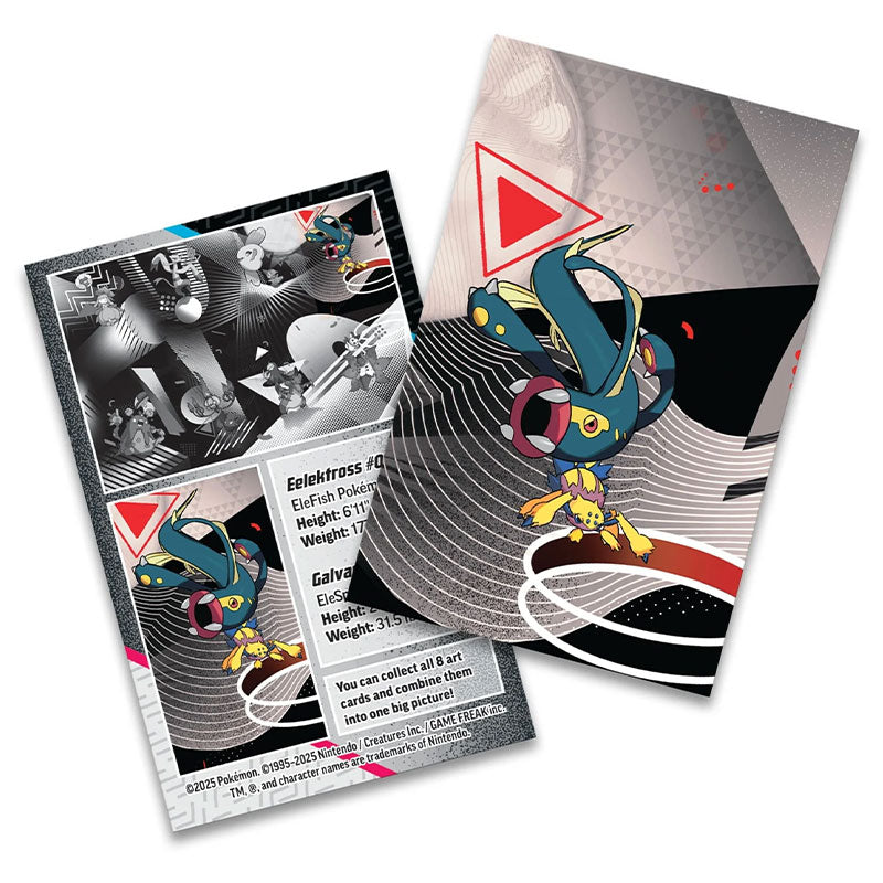 Pokemon - Scarlet & Violet - Black Bolt & White Flare - Unova Mini Tin - Eelektross & Galvantula