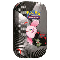 Pokemon - Scarlet & Violet - Black Bolt & White Flare - Unova Mini Tin - Axew & Alomomona
