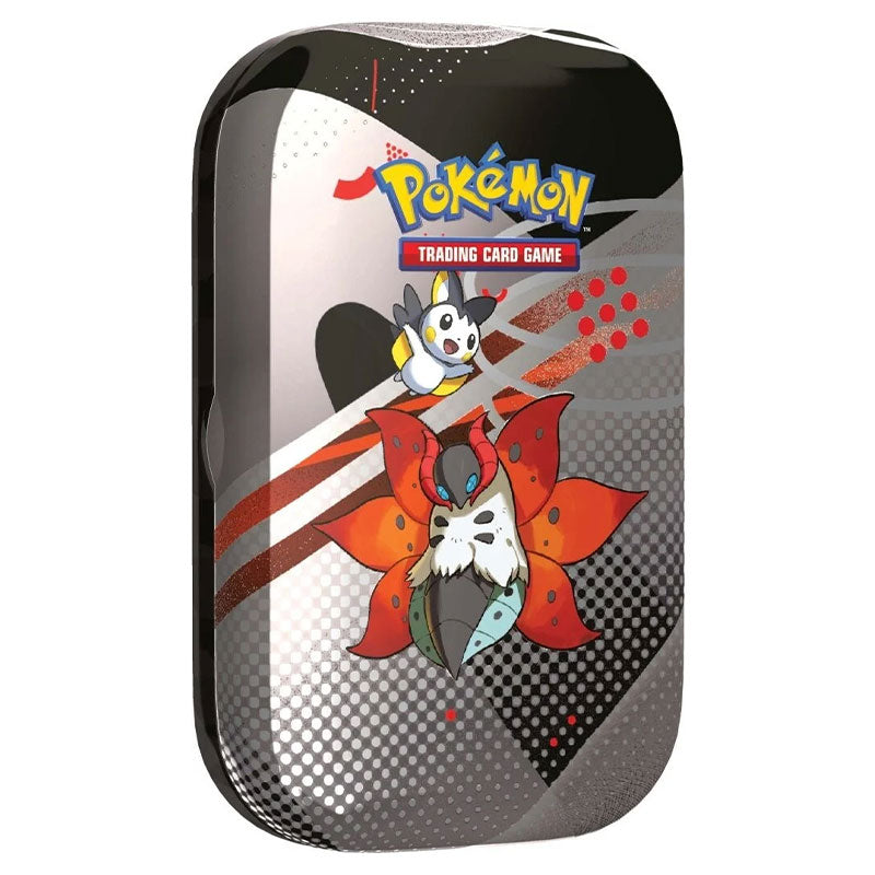 Pokemon - Scarlet & Violet - Black Bolt & White Flare - Unova Mini Tin - Volcarona & Emolga