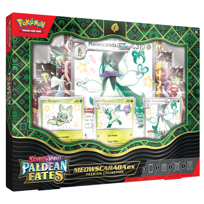 Pokemon - Scarlet & Violet - Paldean Fates - Premium Collection - Shiny Meowscarada ex