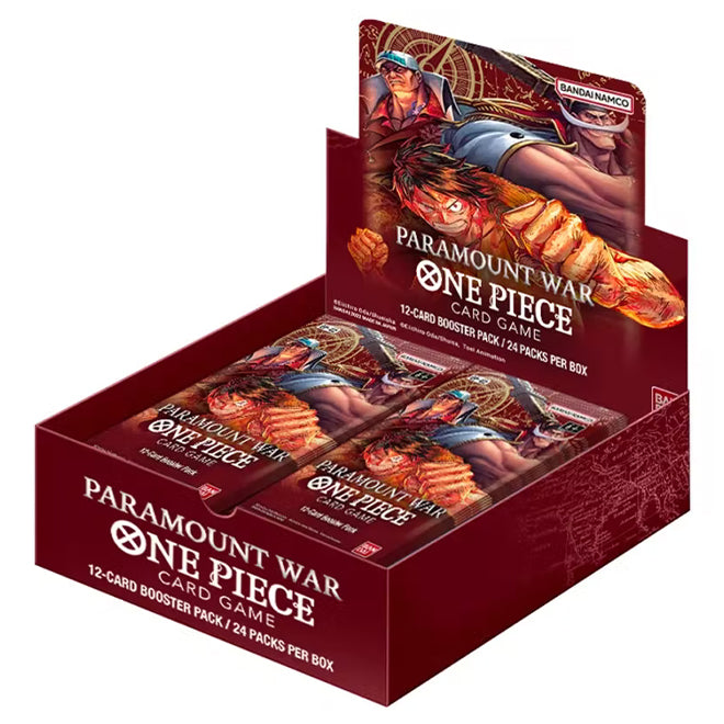 One Piece Card Game - OP-02 Paramount War - Booster Box (24 Packs)