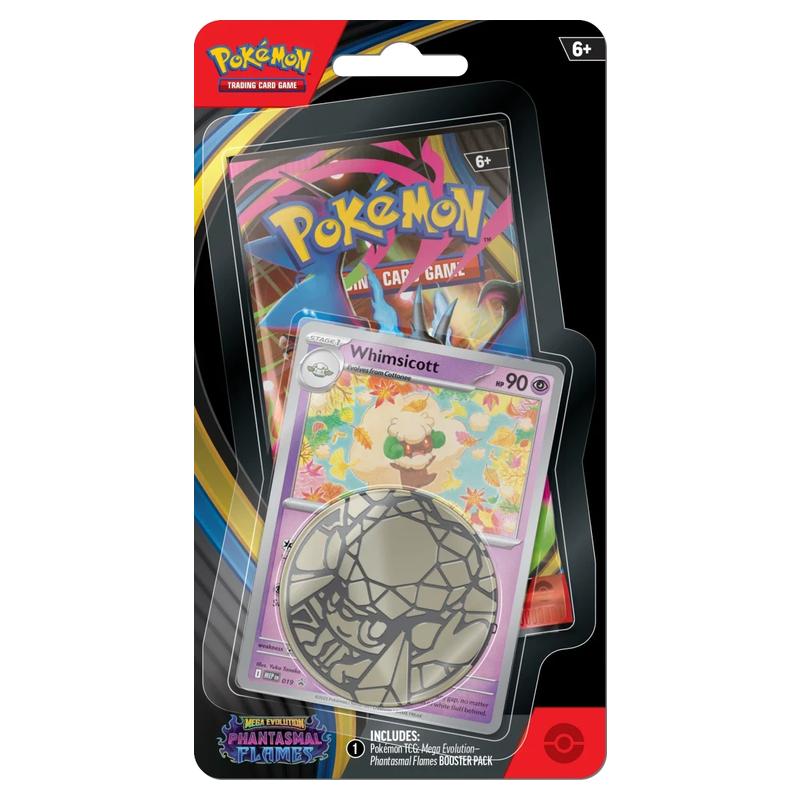 Pokemon - Mega Evolution - Phantasmal Flames - Checklane Blister - Whimsicott