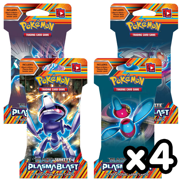 Pokemon - Black & White - Plasma Blast - Blister Booster Set - x4
