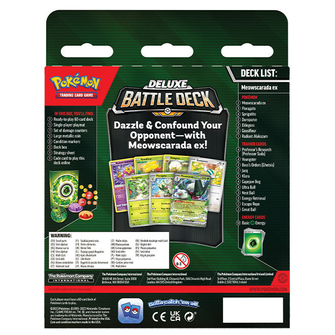 Pokemon - ex Battle Deck - Meowscarada ex & Quaquaval ex
