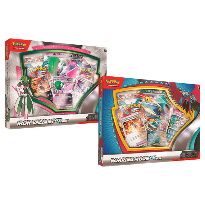 Pokemon - Iron Valiant & Roaring Moon ex Boxes