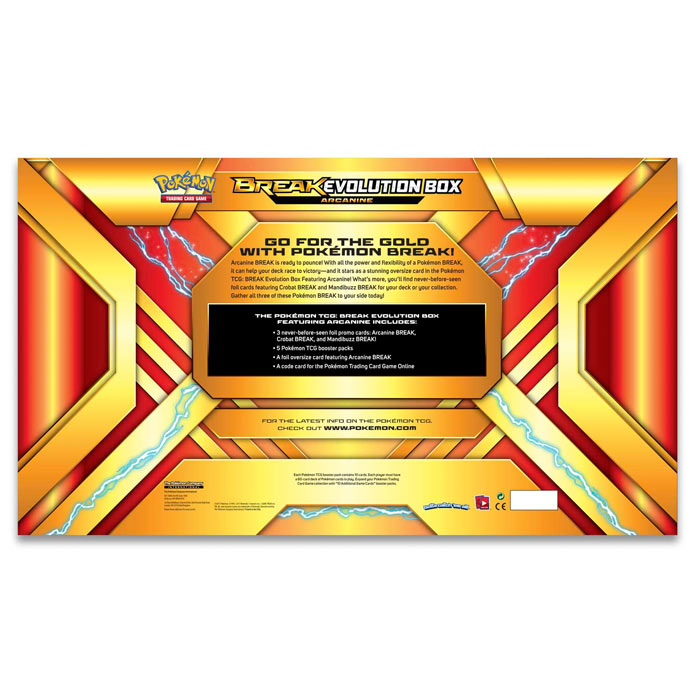 Pokemon - Arcanine - BREAK Evolution Box