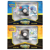 Pokemon - Hidden Fates - Poke Ball Collection Box - Shiny Metagross-GX & Shiny Zoroark-GX