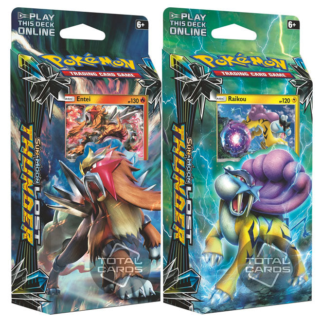 Pokemon - Sun & Moon - Lost Thunder - Entei & Raikou - Theme Deck