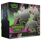 Front of a Pokemon TCG Shrouded Fable Elite Trainer Box