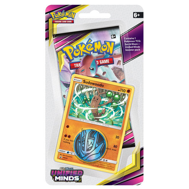Pokemon - Sun & Moon - Unified Minds - Checklane Blister - Sudowoodo