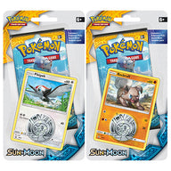 Pokemon - Sun & Moon - Base Set - Rockruff & Pikipek Checklane
