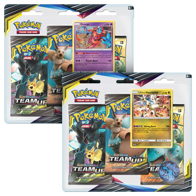 Pokemon - Sun & Moon - Team Up - 3 Pack Blister - Ultra Necrozma & Deoxys