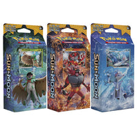 Pokemon - Sun & Moon - Base Set - Incineroar, Decidueye & Primarina - Theme Deck Set
