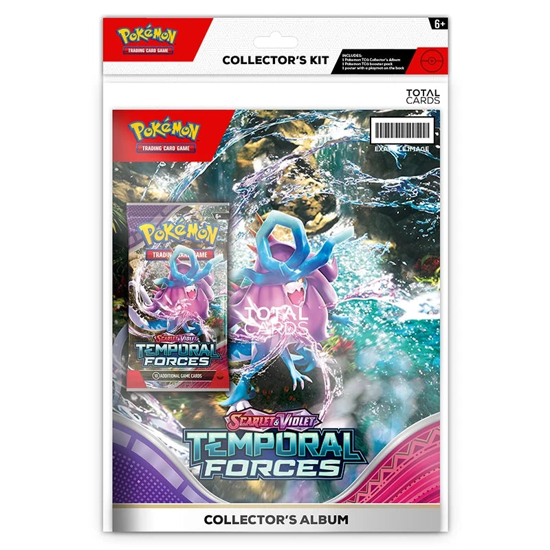 Pokemon Scarlet and Violet Temporal Forces Collectors Kit total cards
