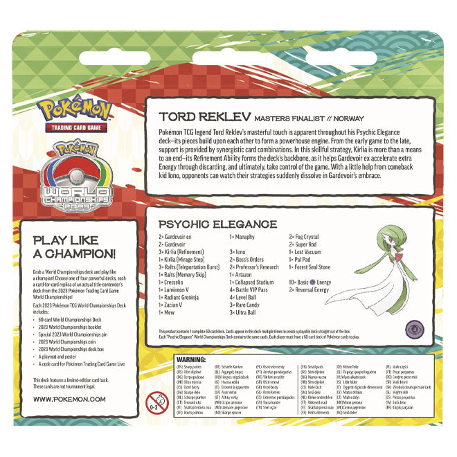 Pokemon - 2023 World Championship Deck - Bundle