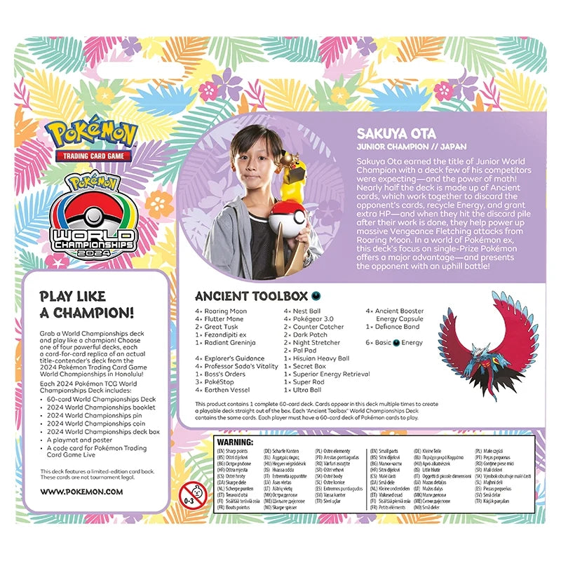 Pokemon - 2024 World Championship Deck - Sakuya Ota (Ancient Toolbox)