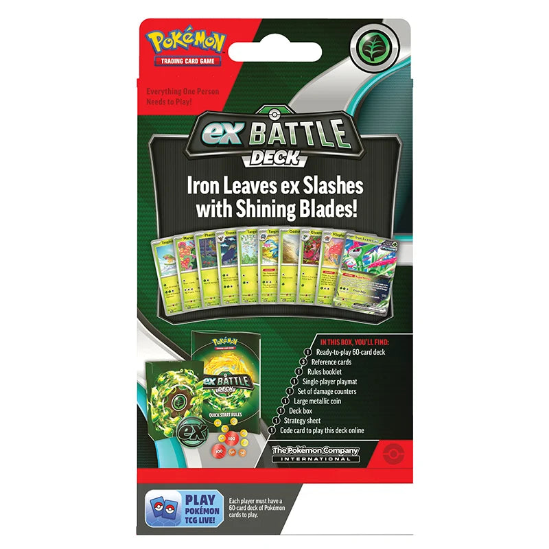 pokemon ex battle deck iron leaves ex 2