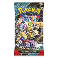 pokemon scarlet and violet stellar crown booster pack galvantula