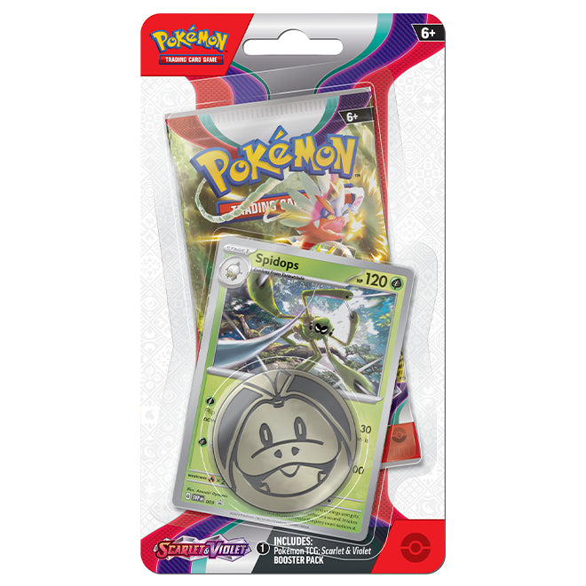 Pokemon - Scarlet & Violet - Base Set - Checklane Blister - Spidops