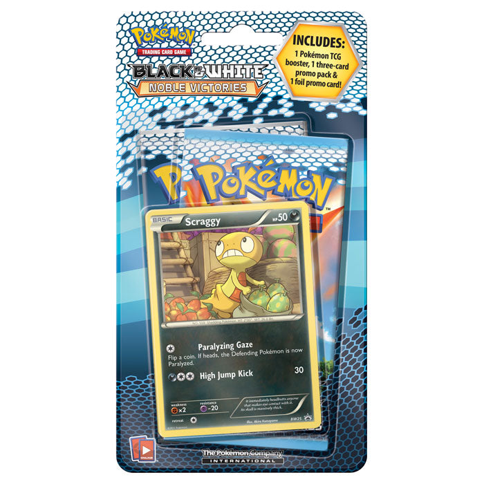 Pokemon - Black & White - Noble Victories - Checklane Blister - Scraggy