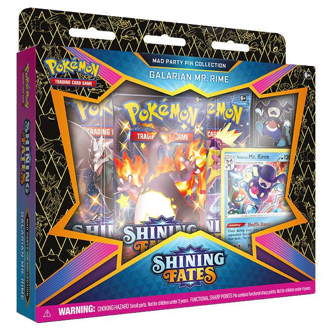 Pokemon - Shining Fates - Galarian Mr. Rime Pin Collection