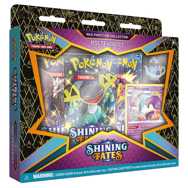 Pokemon - Shining Fates - Polteageist Pin Collection