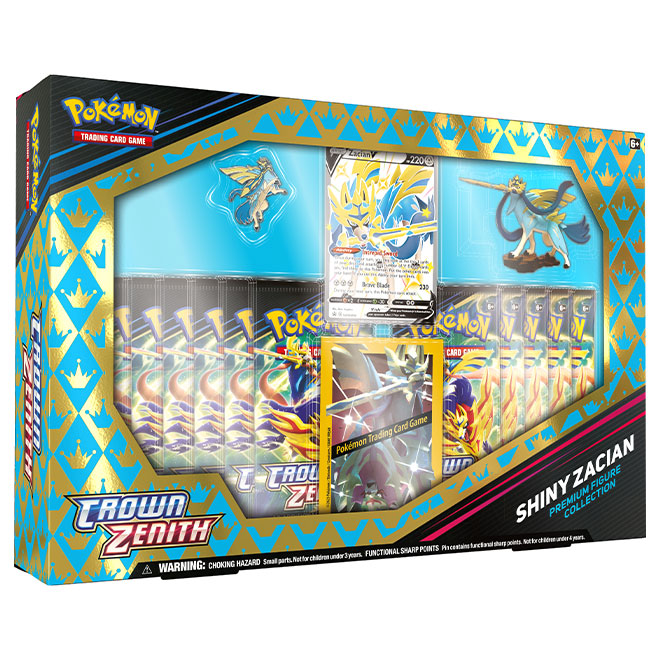 Pokemon - Sword & Shield - Crown Zenith - Shiny Zacian Premium Figure Collection