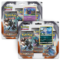 Pokemon - Sun & Moon - Burning Shadows - Cosmog & Alolan Meowth - 3 Pack Blisters