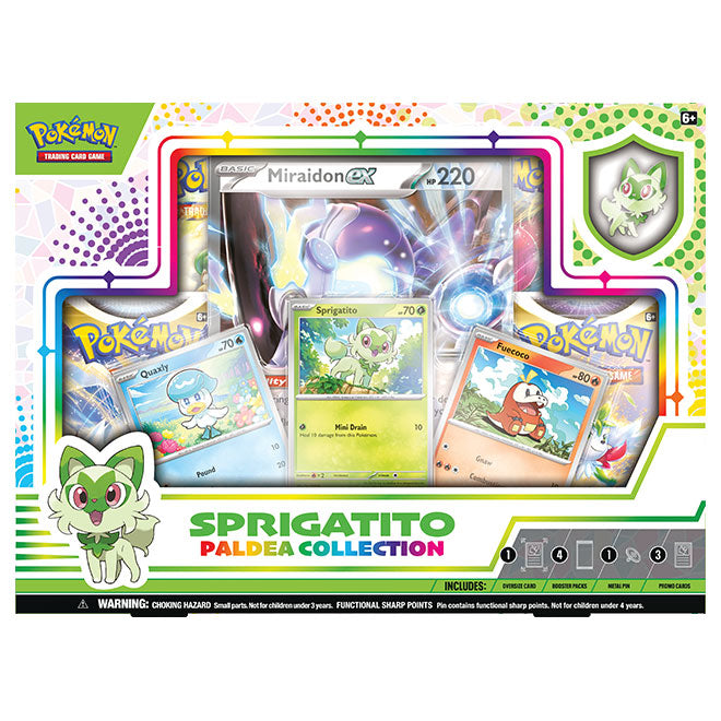 Pokemon - Paldea Collection - Sprigatito & Miraidon