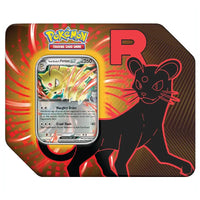 Pokemon - Scarlet & Violet - Team Rocket - 7" Tin - Team Rocket's Persian ex