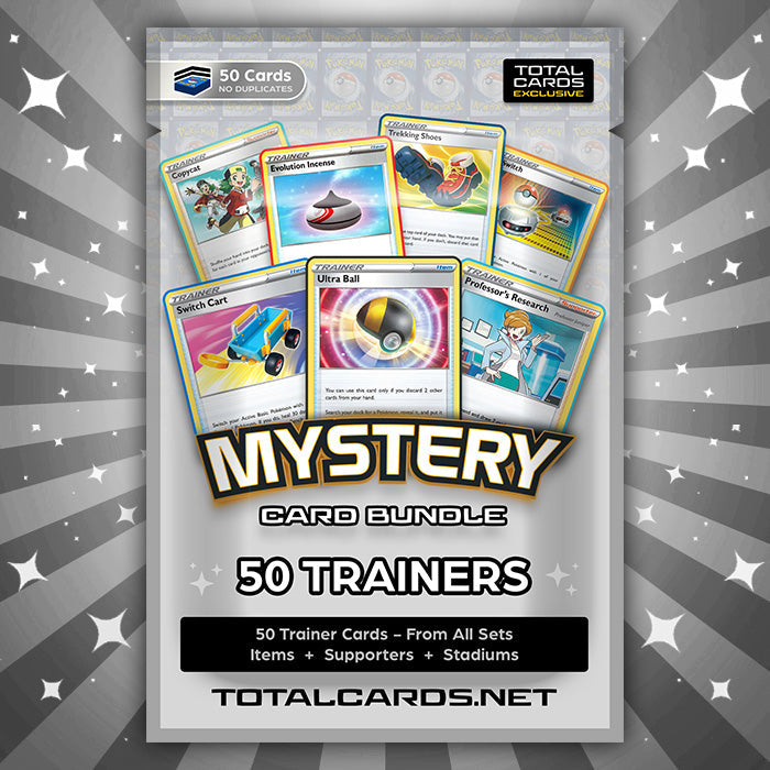 Pokemon - Mystery Card Bundle - 50 Trainers!