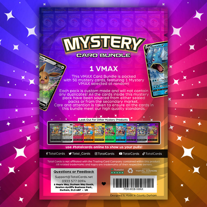Pokemon - Mystery Card Bundle - Guaranteed VMAX Card!