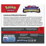 Pokemon - Scarlet & Violet - Twilight Masquerade - Booster Box (36 Boosters) Back