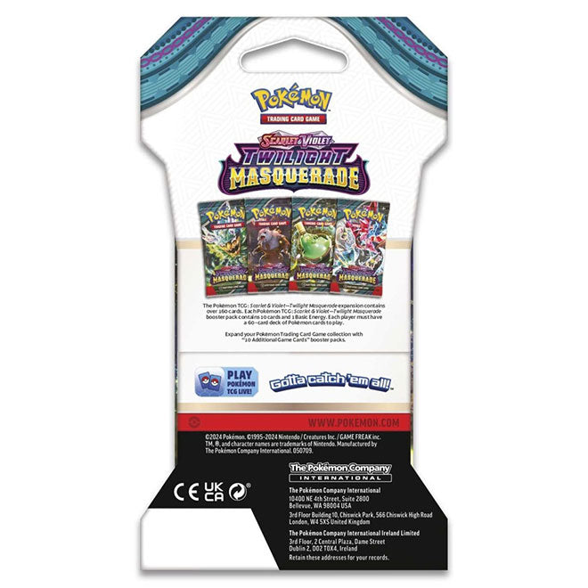 Pokemon - Scarlet & Violet - Twilight Masquerade - Sleeved Booster
