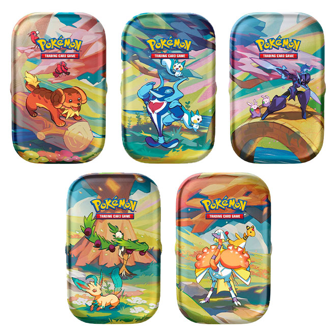 Pokemon - Scarlet & Violet - Vibrant Paldea - Mini Tin - Bundle