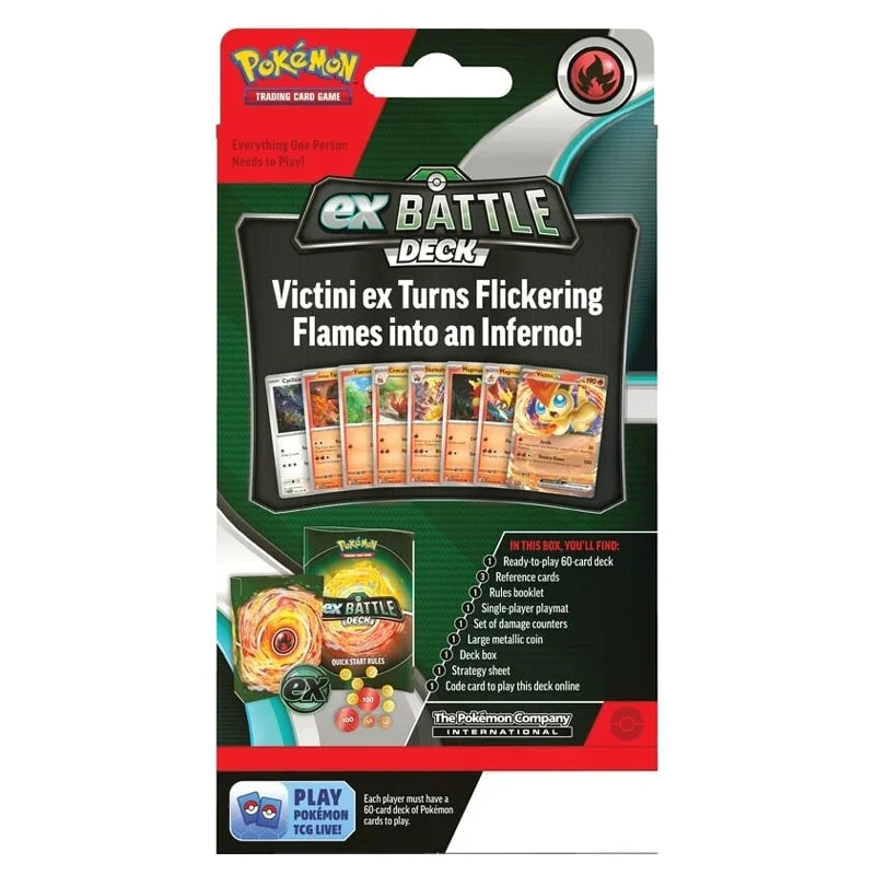 Pokemon Victini ex Battle Deck Back