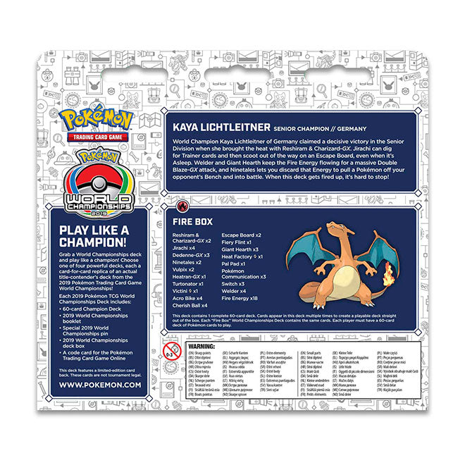 Pokemon - 2019 World Championship Deck - Kaya Licktleitner